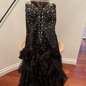 Black gown